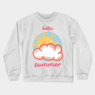 Hello Summer T-Shirt Crewneck Sweatshirt